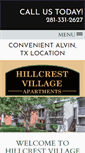 Mobile Screenshot of hillcrestvillagetexas.com
