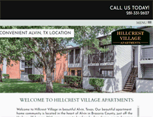 Tablet Screenshot of hillcrestvillagetexas.com
